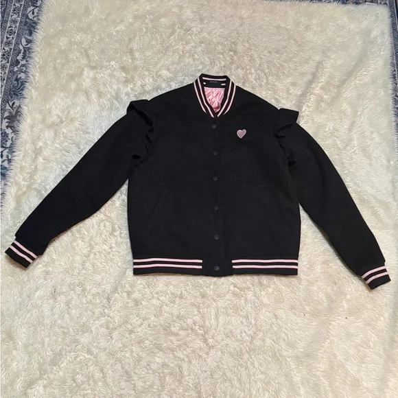 Lazy Oaf You Used To Be Weird Bomber Jacket - Size Small - Picture 2 of 7